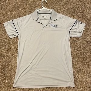 Seahawks Nike Dri-Fit golf Polo. Men’s size L.